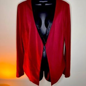 BCBG maroon blazer
